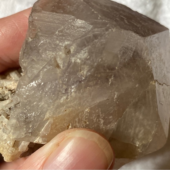 Natural purple fluorite on crystal matrix from Morocco-Updated photos added - Picture 16 of 16